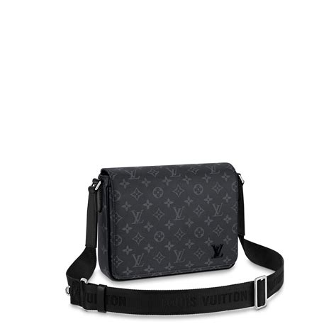 louis vuitton district pm eclipse monogram eclipse|LOUIS VUITTON Monogram Eclipse District PM Black.